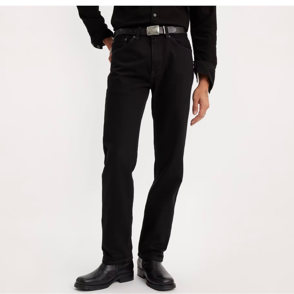 Levi’s 505 Regular Fit Black Jeans (Fit 29x27)